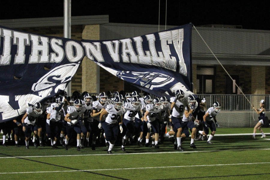 Smithson Valley charges field to battle Wagner on Oct. 13. 