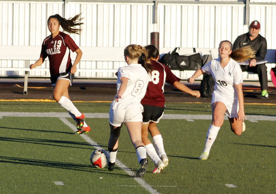 Girls soccer beats Uvalde 7-0 on January 8.