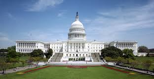 The White House where the U.S. President and Congress meet.