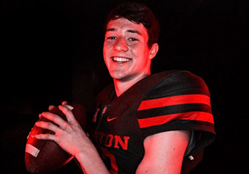 Junior Levi Williams commits to play at the University of Houston after a breakout 2017-2018 season. The team ended the year as district champions with a 10-2 record.