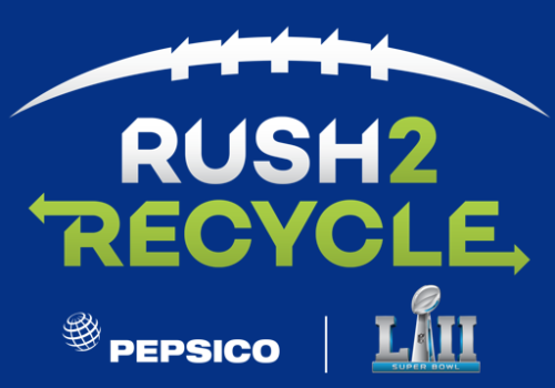The Rush2Recycle project encourages fans to limit waste at the stadium and at home. 