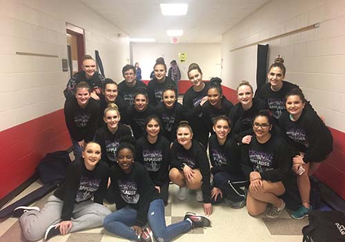 Winter guard wins first place at the North Zone Championships and advances to State Championships for TECA. 