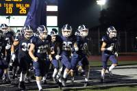 The football team takes the field for the Comal Bowl against rival opponent Canyon. The Rangers won their first game of the season with a 52-33 win over the Cougars.