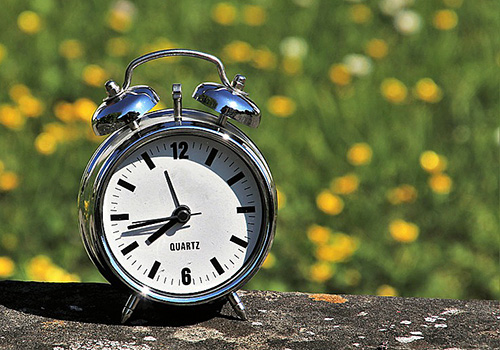 Daylight saving time occurs Nov. 4 this year.