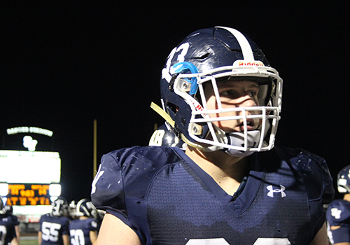 Not ready to end the season, senior defensive lineman Will Gibbens and his teammates look to punch their ticket to the playoffs with a win against New Braunfels.
