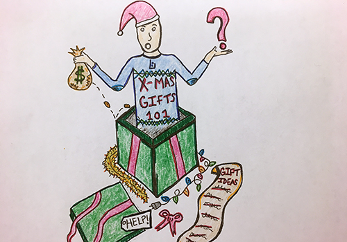 Aspiring Santas might have a little more time for shopping but no idea about what to get.