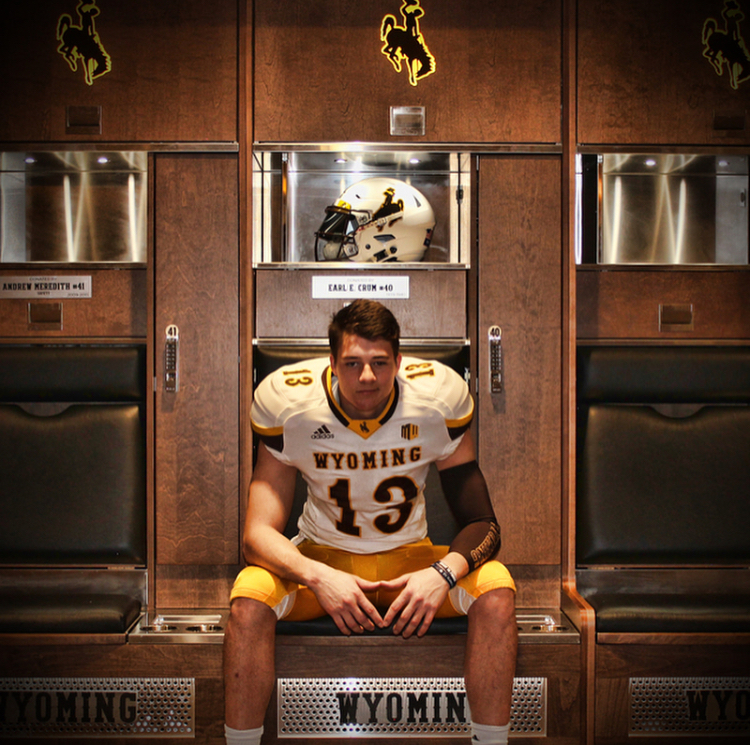 Levi Williams verbally committed to the University of Wyoming on Sunday.