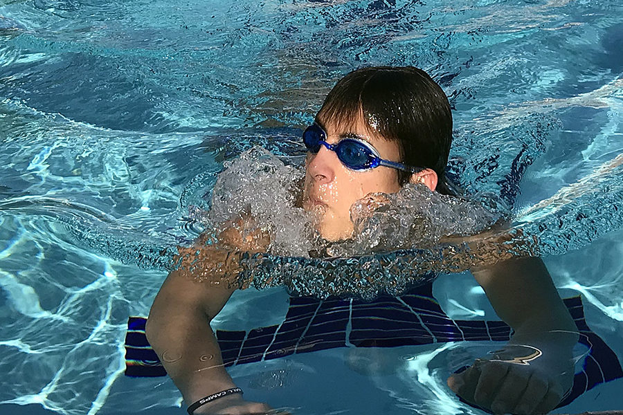 Seventh period swim classes prepare for the district and region meets in January.