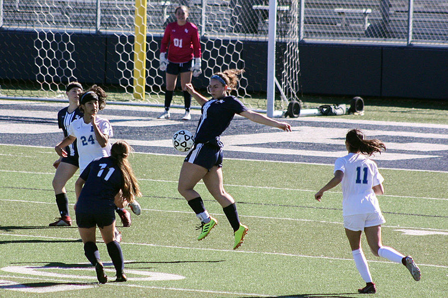 Senior Sarah Cyphers takes her soccer skills to Texas Lutheran University next year.