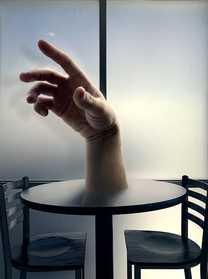 Jaxson Derr created this digitally constructed image in Photoshop during commercial photogaphy.