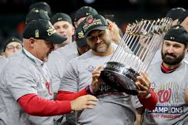 Nationals hoist 2019 World Series Trophy