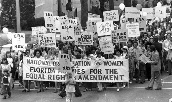 Florida citizens march for the Equal Rights Amendment