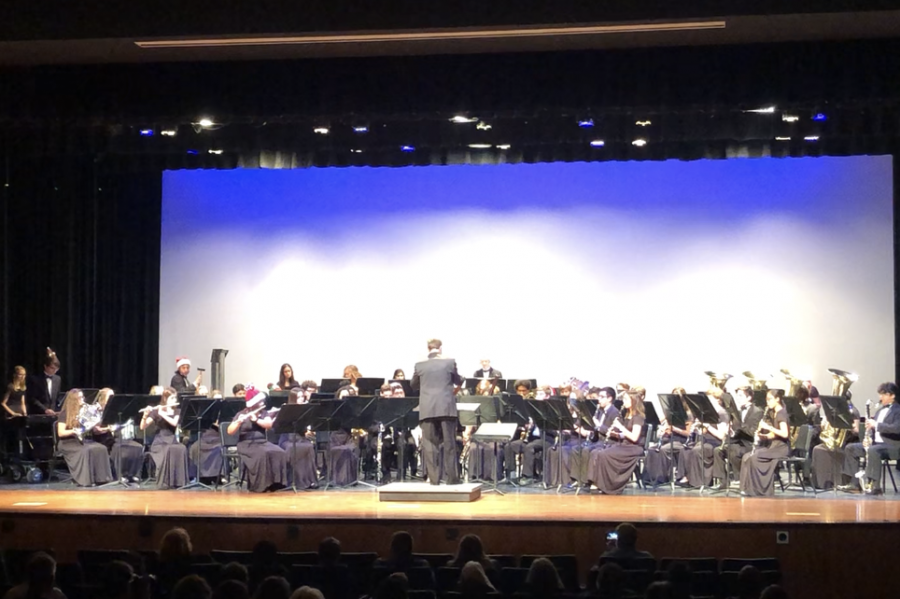 The midwinter concert begins at 6p.m. and will end at 8:45p.m.