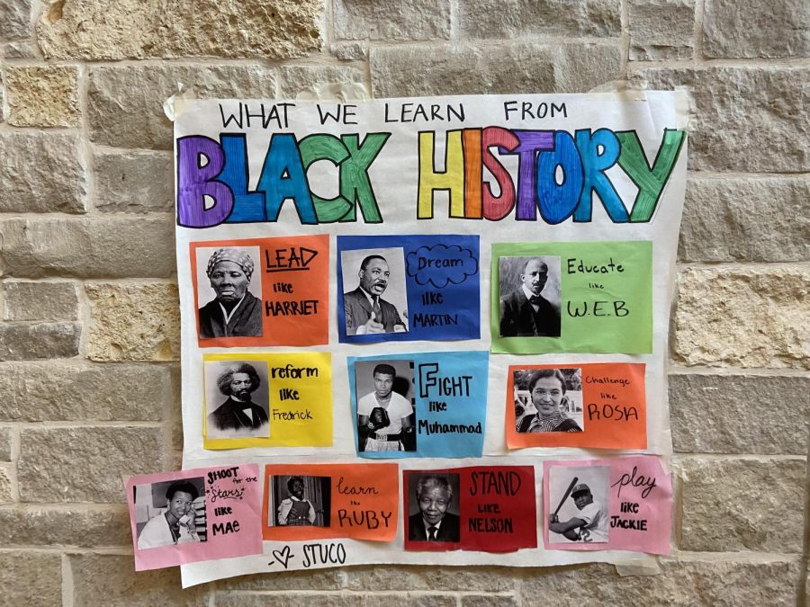 Black History Month is a chance for students to honor African Americans.