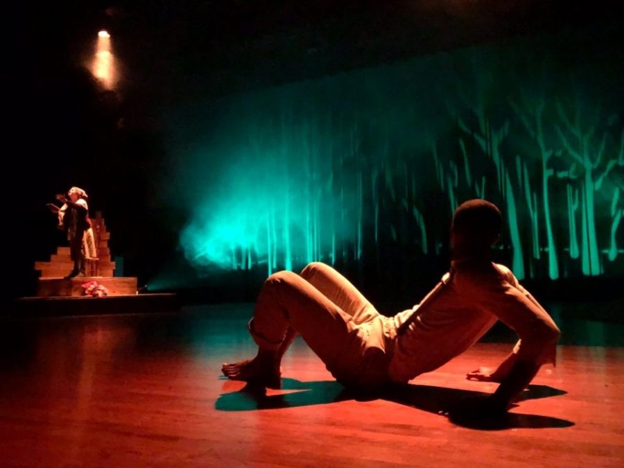 Pete Gint, played by Caleb Mosley, fights against the mysterious Bresh during last year's bi-district championship run. If the UIL cancels One-Act Play competitions, the company won't get another crack at the road to state.