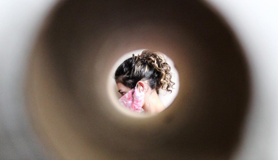 Junior Nicole Peterson captured this image as part of her Commercial Photography class assignment documenting the impact of COVID-19 on daily lives.