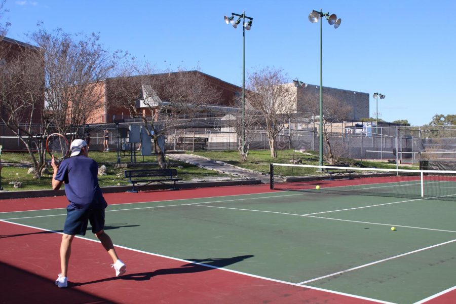 Robert Phillips prepares for a new season. Tennis has finished 3rd each of the past three years.