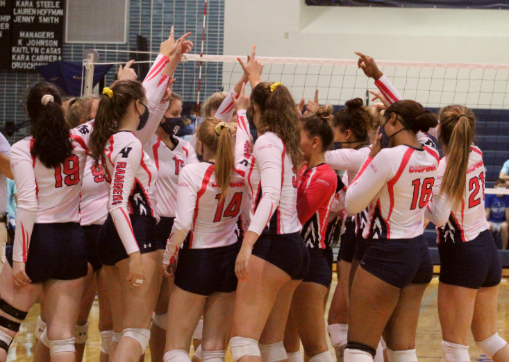 Volleyball continues to hold their undefeated streak, and they donned pink uniforms last Friday at New Braunfels to spread awareness for breast cancer. 