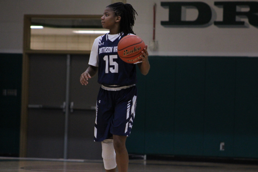 Trinity Garrett sets up the offense. Garrett, a South Alabama commit, will be among seven athletes signing on Wednesday.