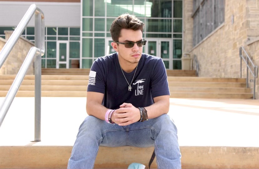 On one of his wrists, two bracelets are rooted in his
faith and the memory of a friend
who died too young. “What I have
gone through has made me stronger
and able to grow as a person and
shape the way I am,” Tschoepe said.