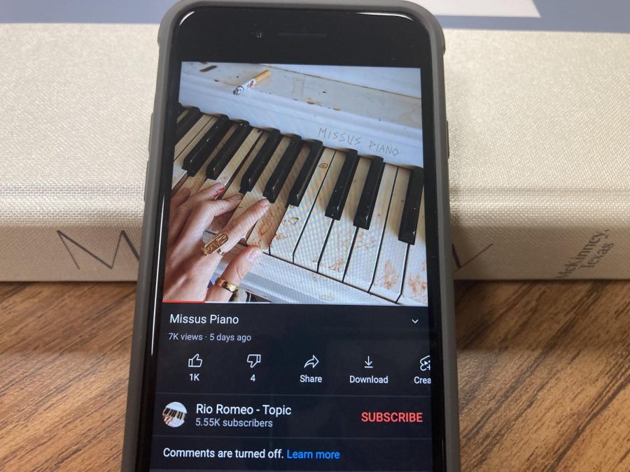 Artist, Rio Romeo, shares their new single "Missus Piano" on their YouTube channel.