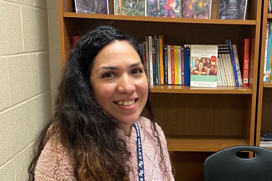 Erica Garcia helps her students in any way she can to ensure they succeed in learning.