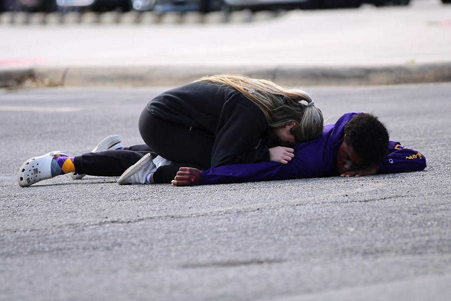 Throughout the day, students were pulled out of class and given obituaries. 