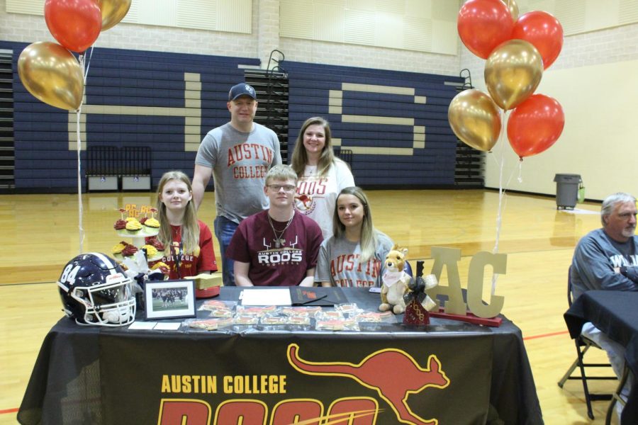 A.J. Ortman will play football at Austin College.