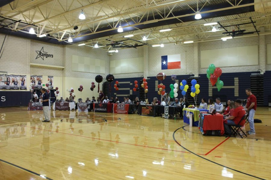 Nine athletes signed their letter of intent today.