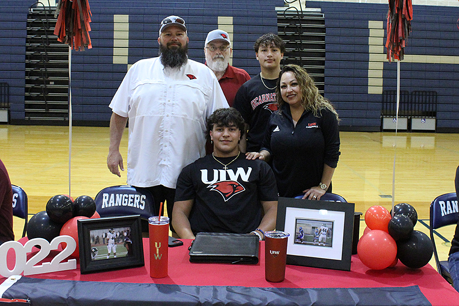 Kolton Scheppler will play football at at the University of Incarnate Word.
