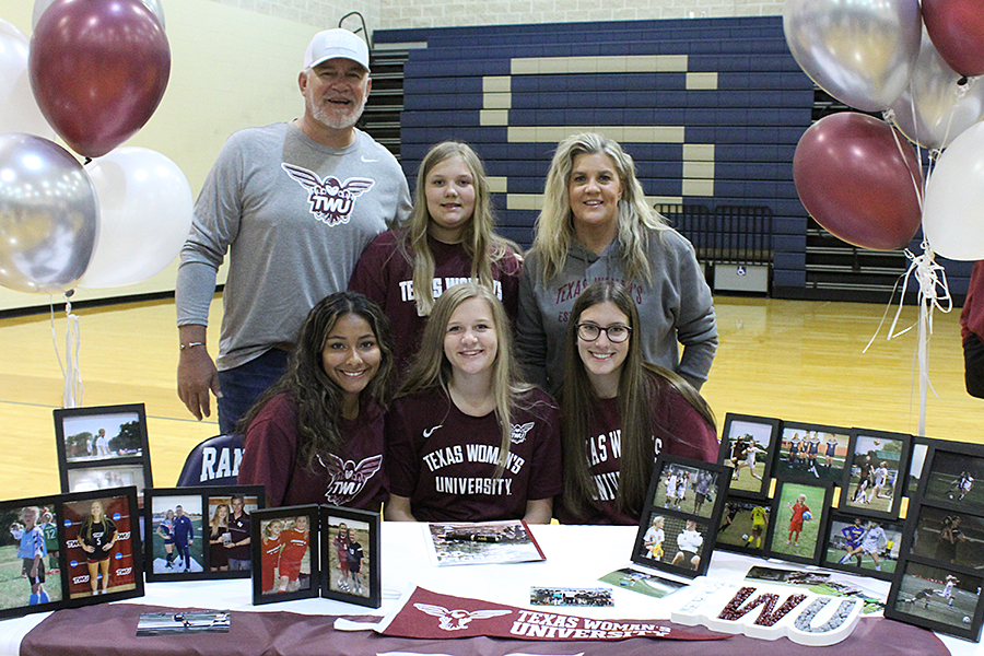 Taylor Swenson signed to play soccer at Texas Woman's University.