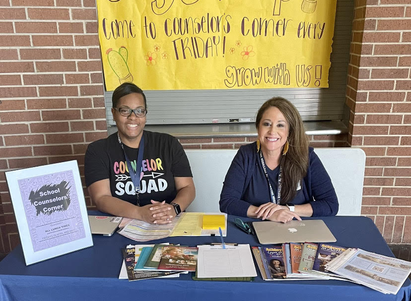 The Counselor's Corner is located in both cafeterias.