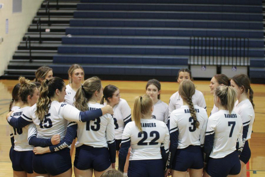 Volleyball defeated Canyon Tuesday on their way to claim a share of the district title.