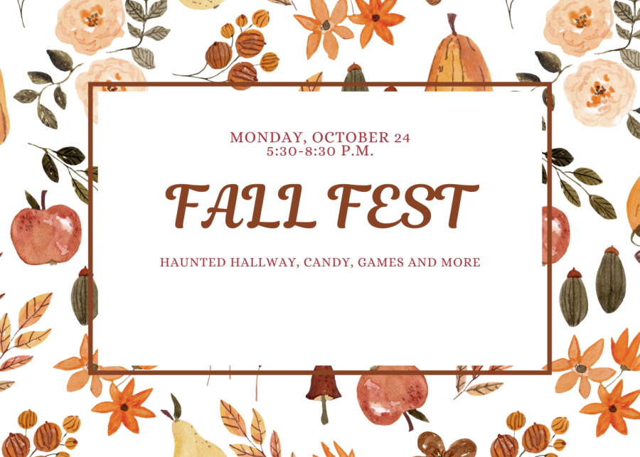 Clubs such as FACS and NHS will run booths with games and candy.