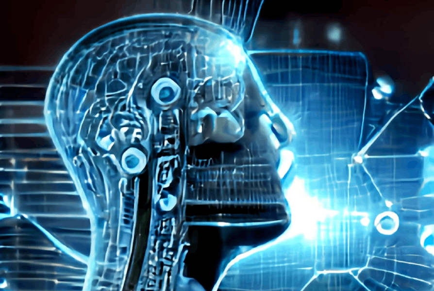 This image was generated when typed "Article about A.I." in the Dall-E prompt box.