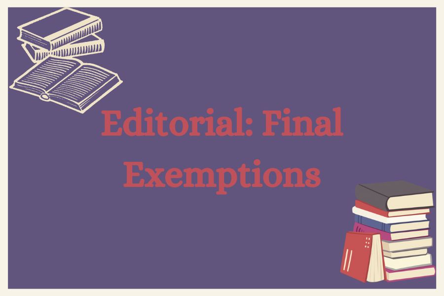 Final exams take place at the end of each school year, some students are able to exempt.