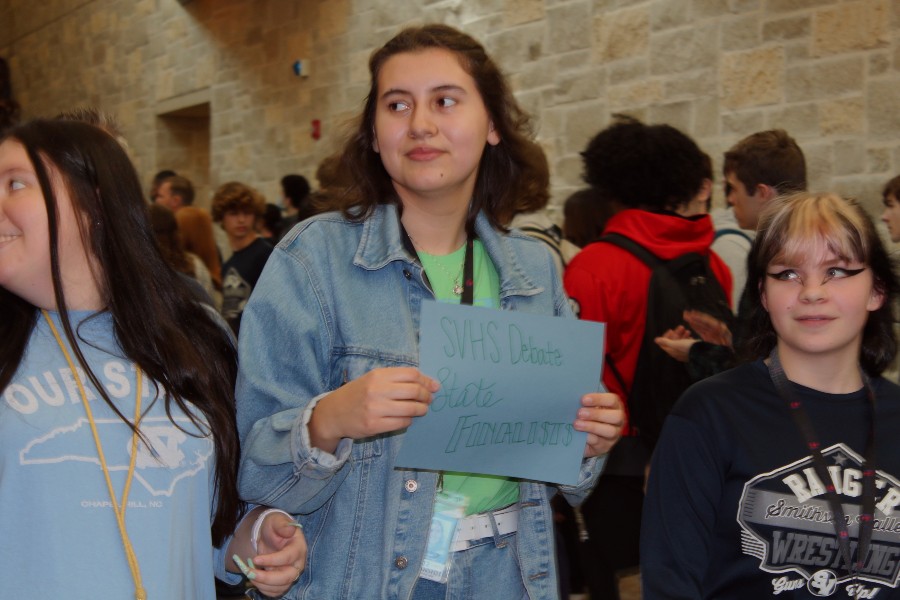 UIL debate competitors were state finalists last year. Junior Rowan Hamilton recently qualified for UIL state student congress and placed seventh.