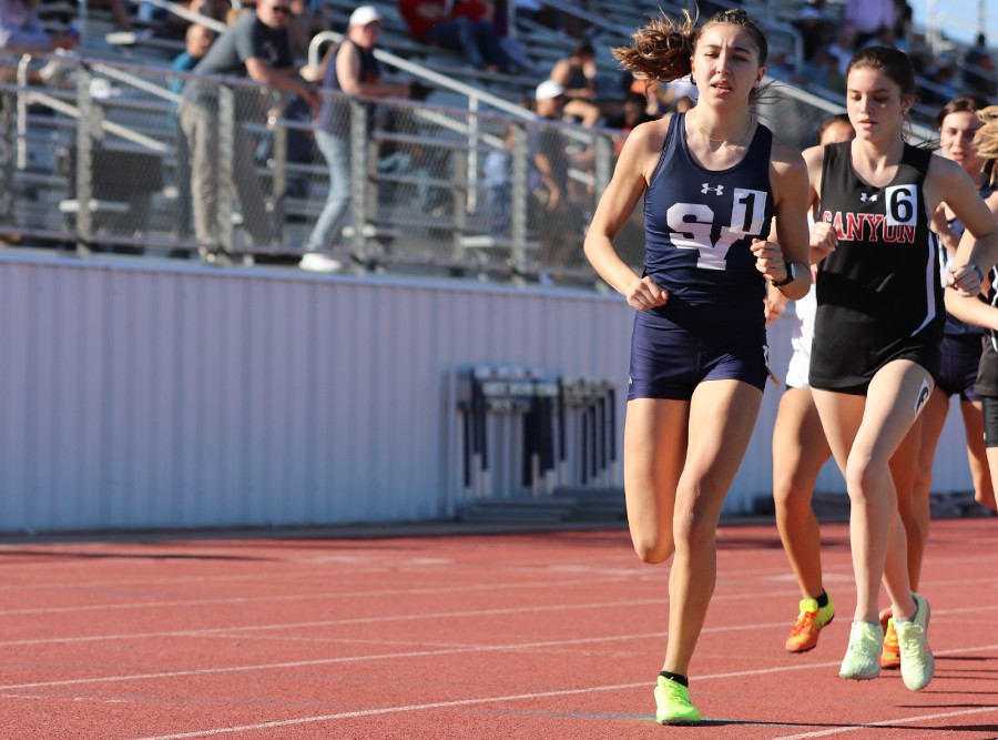 Sophomore Mia Perez placed second with the sprint medley relay at Texas Relays. 