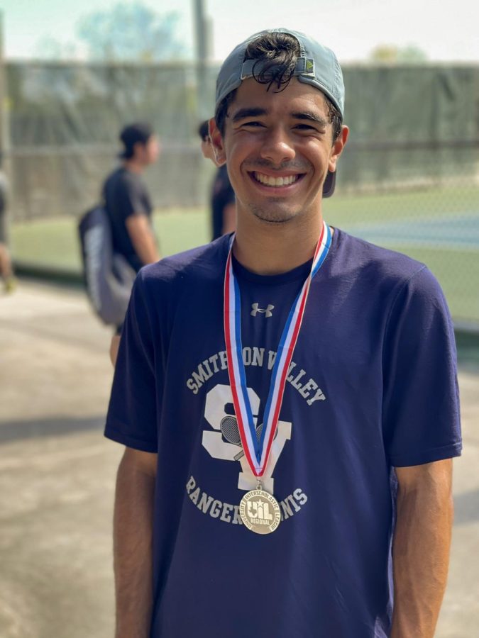 Rowan Olsen will represent Region IV at the 5A state tennis tournament April 25.