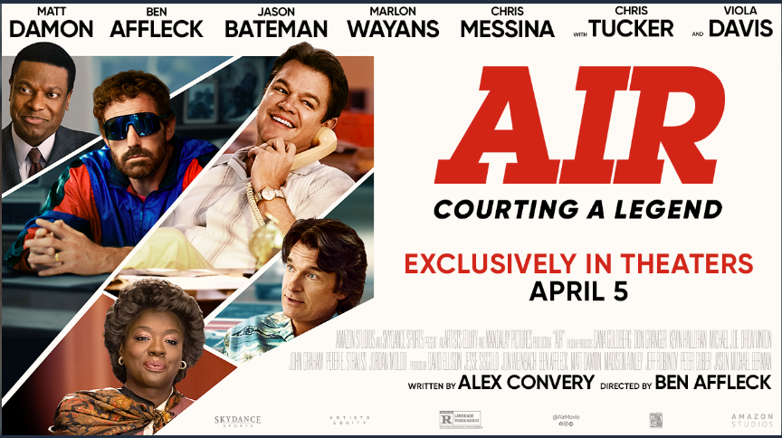 Ben Affleck, Matt Damon and Viola Davis star in "Air," landing soon on Amazon Prime Video.