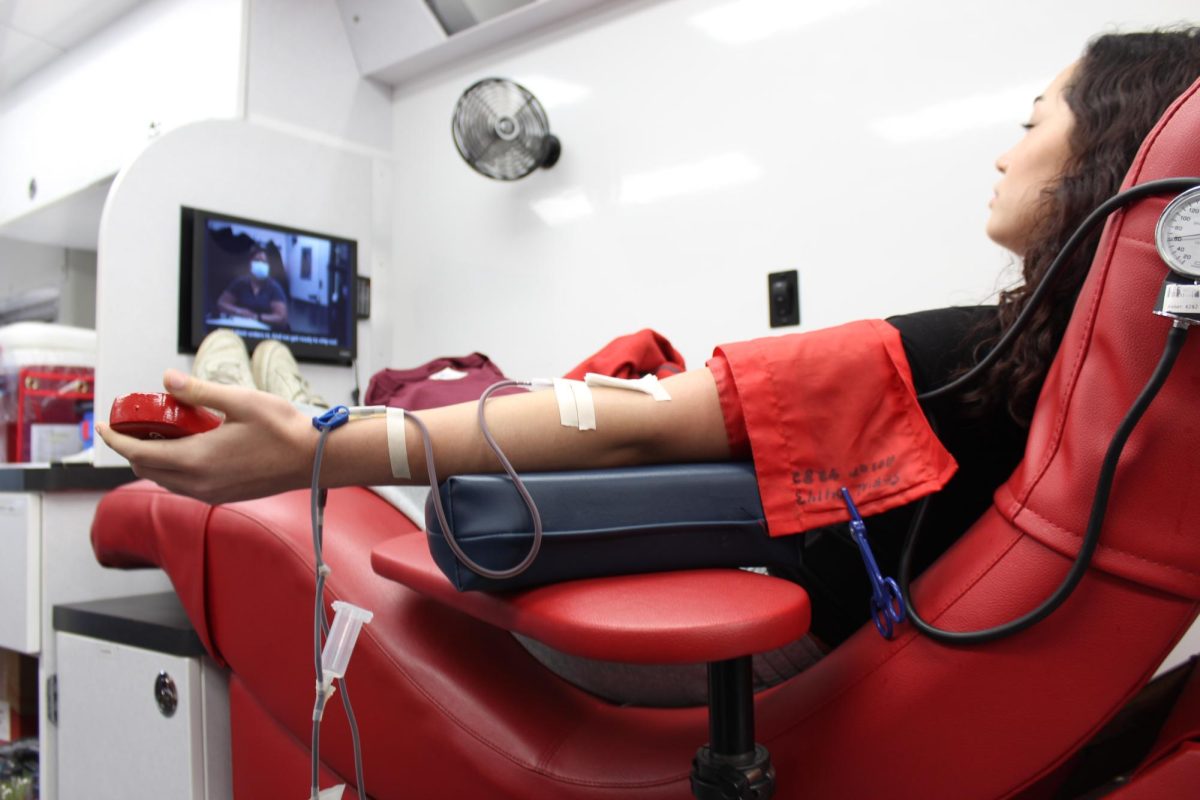 Students who give blood at the school blood drive will receive a free t-shirt.