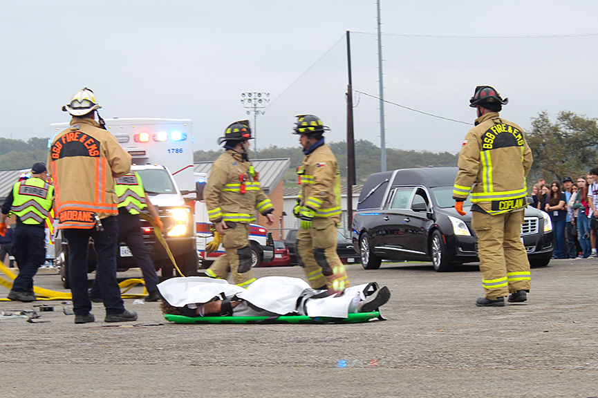 Senior Maverick Minister is pronounced dead at the Shattered Dreams presentation March 7. He was later taken away in a Hearst.