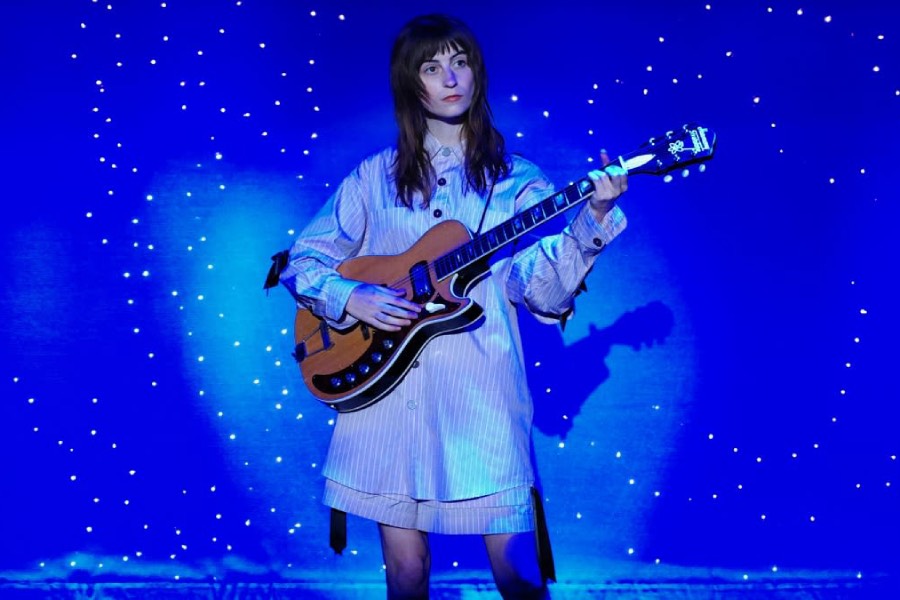 Still from singer Faye Webster's music video for "But Not Kiss." Out now on Secretly Canadian Records.