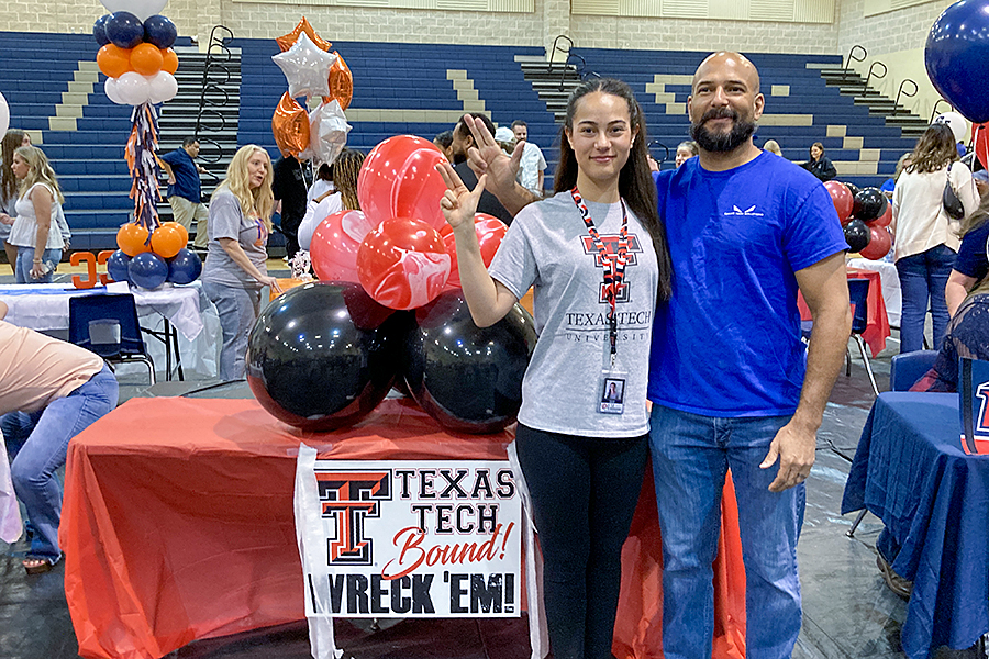 Rachel Carter will study graphic design at Texas Tech University.
