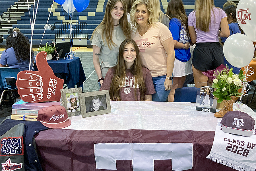 Kayla Rackley will study communications at Texas A&M University.