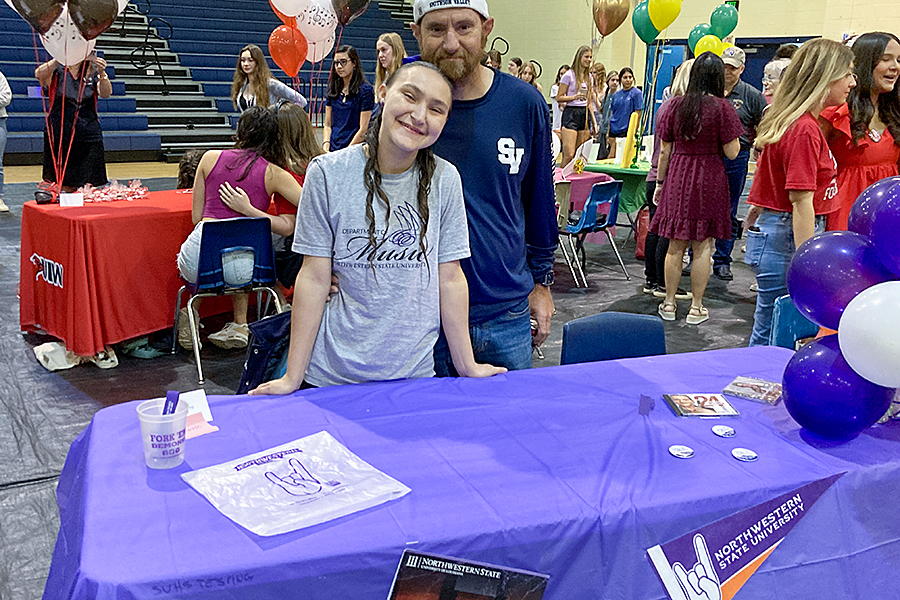 Jesy Ludwig will study orchestra at Northwestern State University.