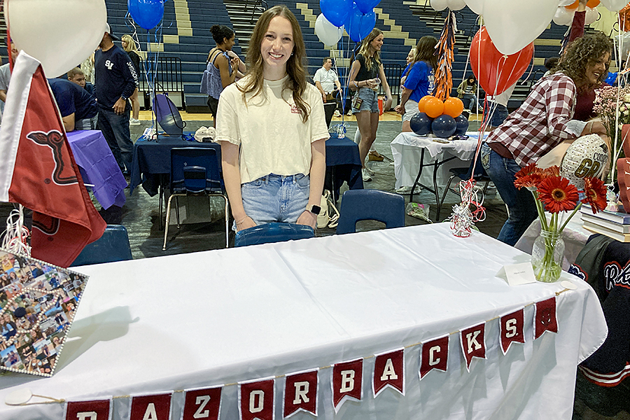 Ady Sublett will study education and training at the University of Arkansas.