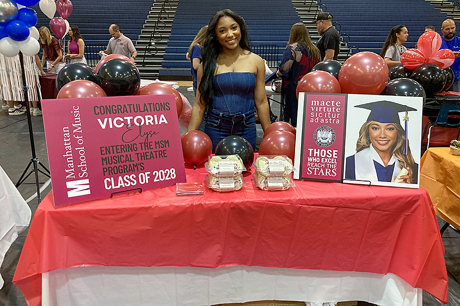 Victoria Williams will study musical theater at Manhattan School of Music.